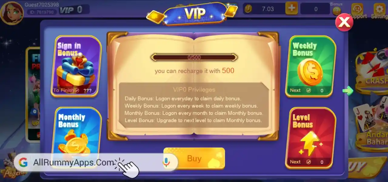 Try Rummy VIP Features